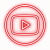 Youtube Icon Neon